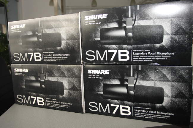 Shure 舒爾 SM7B 電臺(tái)直播心形動(dòng)圈話筒