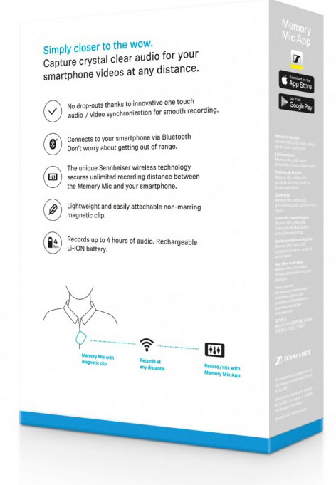 Sennheiser 最新 Memory Mic 藍牙麥克風(fēng)到貨長城樂器