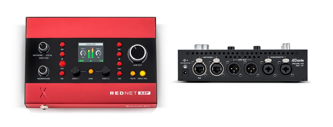 Focusrite RedNet X2P擴(kuò)展Dante接口