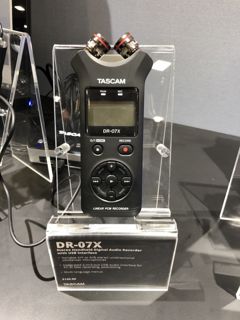 NAMM 2019 展會(huì)：Tascam 三款 DR-X 系列手持錄音機(jī)第一時(shí)間上手