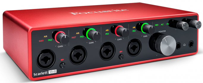 Focusrite 發(fā)布第三代 Scarlett 音頻接口系列，USB-C 接口 + 24 / 192 配置