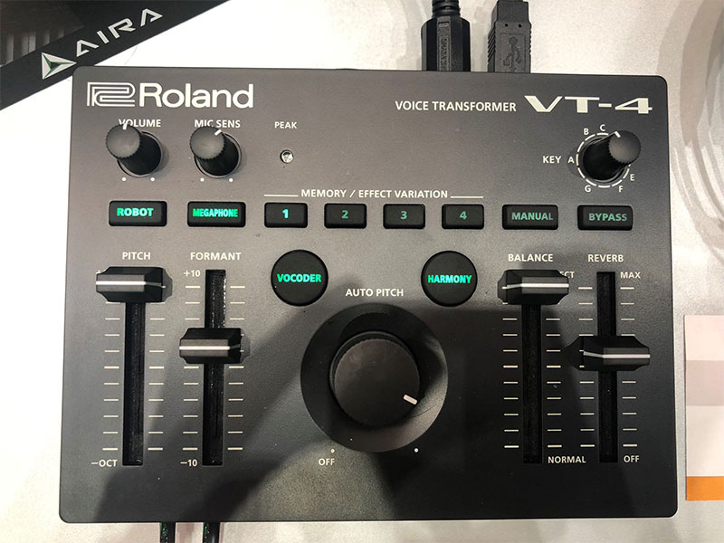 來(lái)看看這款變聲器 Roland VT-4 人聲效果器