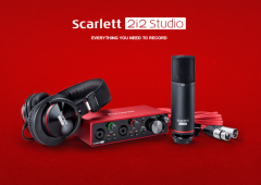 Focusrite 第三代 Scarlett 2i2 studio 錄音套裝上市