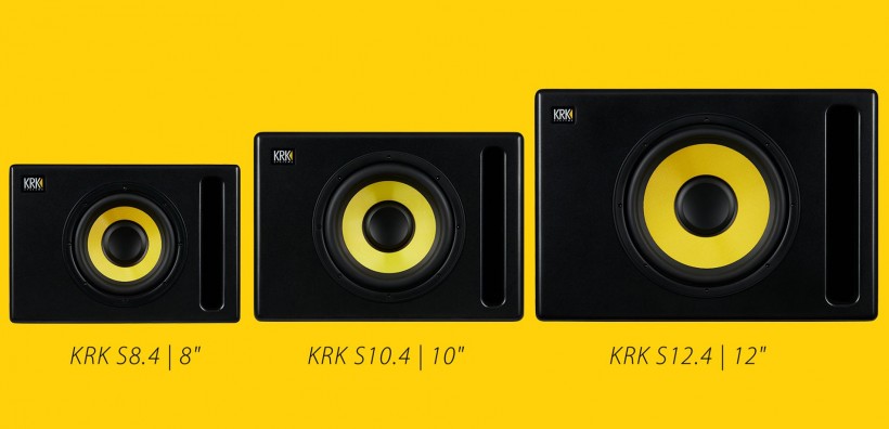 KRK 發(fā)布新一代低音音箱系列 S8.4、S10.4 和 S12.4