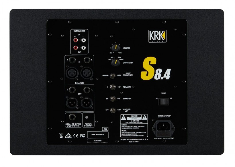 KRK 發(fā)布新一代低音音箱系列 S8.4、S10.4 和 S12.4